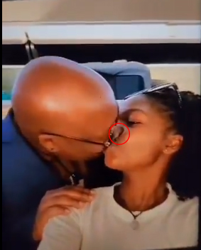 capture d'écran d'un deepfake sur Tshisekedi qui embrasse une jeune fille observation faite