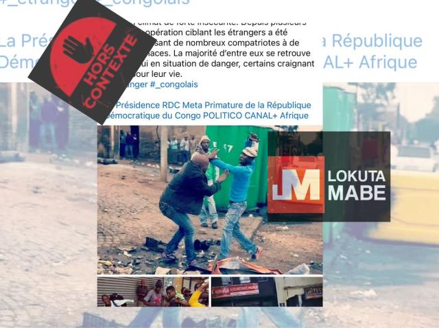 Des images d'agression en Afrique du Sud