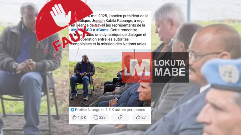 Une photo de Joseph Kabila sortie de son contexte 