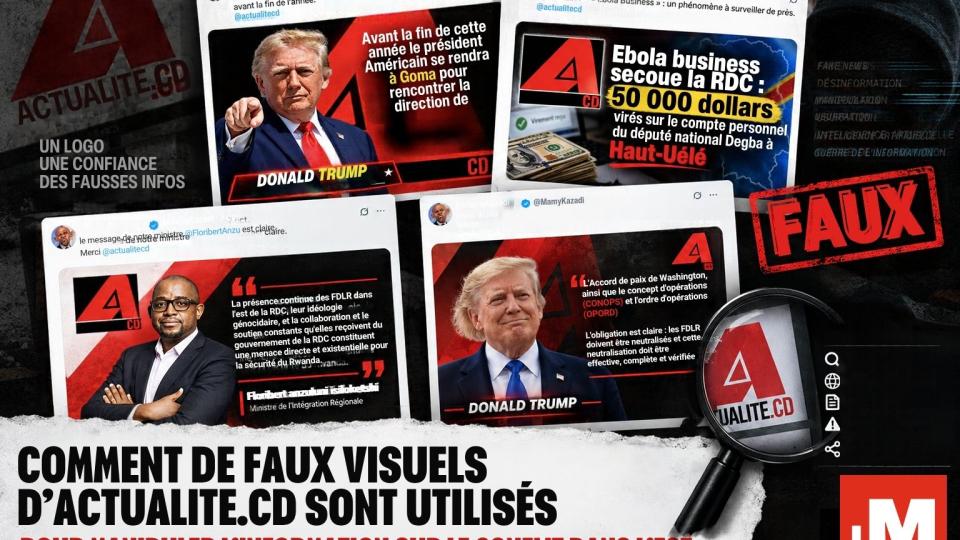 Logo ACTUALITE.CD détourné